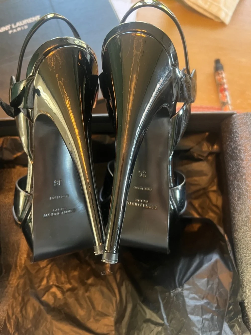 Saint Laurent Black Heels - Picture 7 of 7
